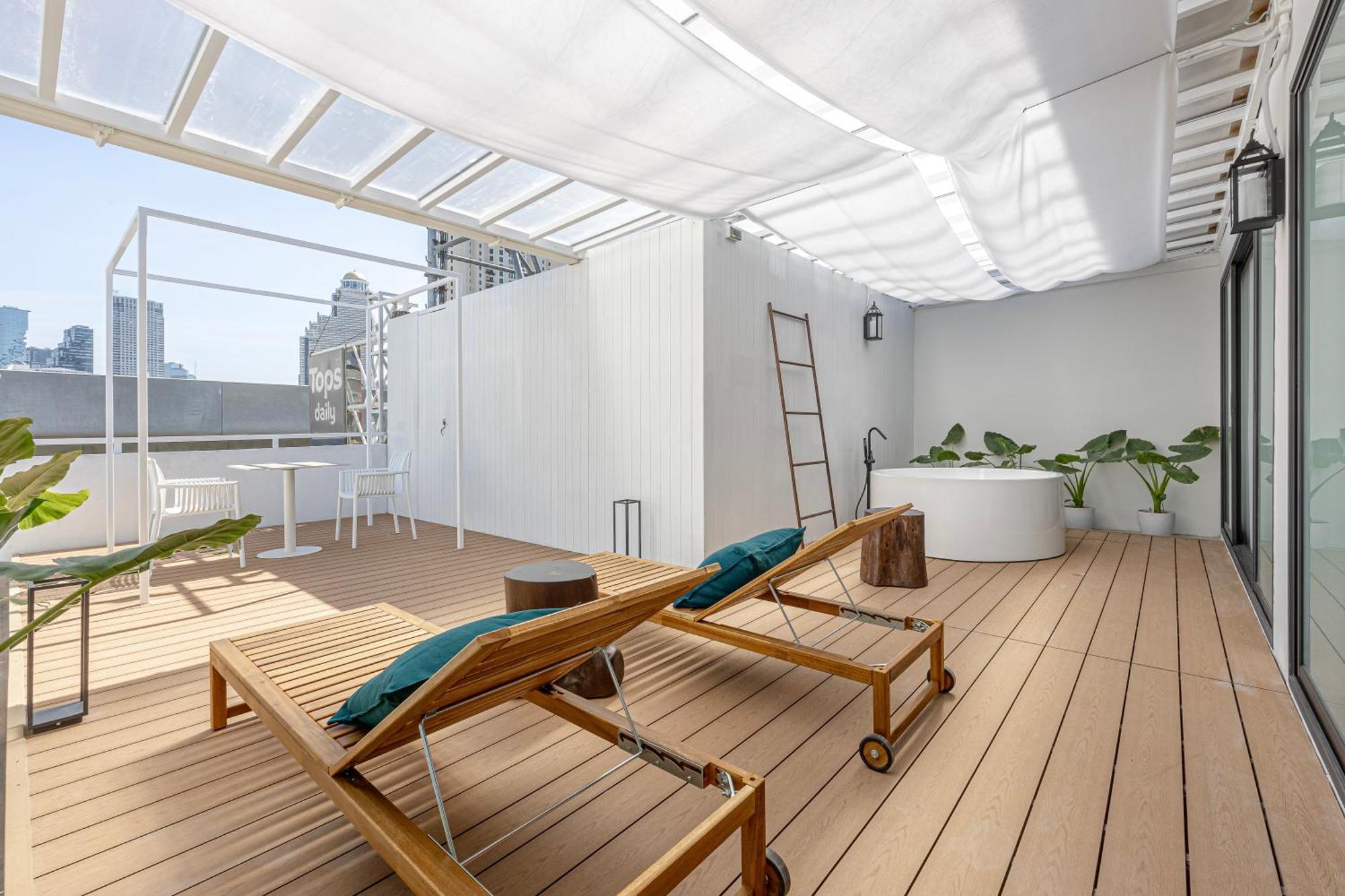 Appartamento The Lair Bangkok - 3Mins Walk To Icon Siam Esterno foto